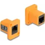 Kabeļa dzimuma mainītājs DeLOCK 87998 RJ45 oranžs