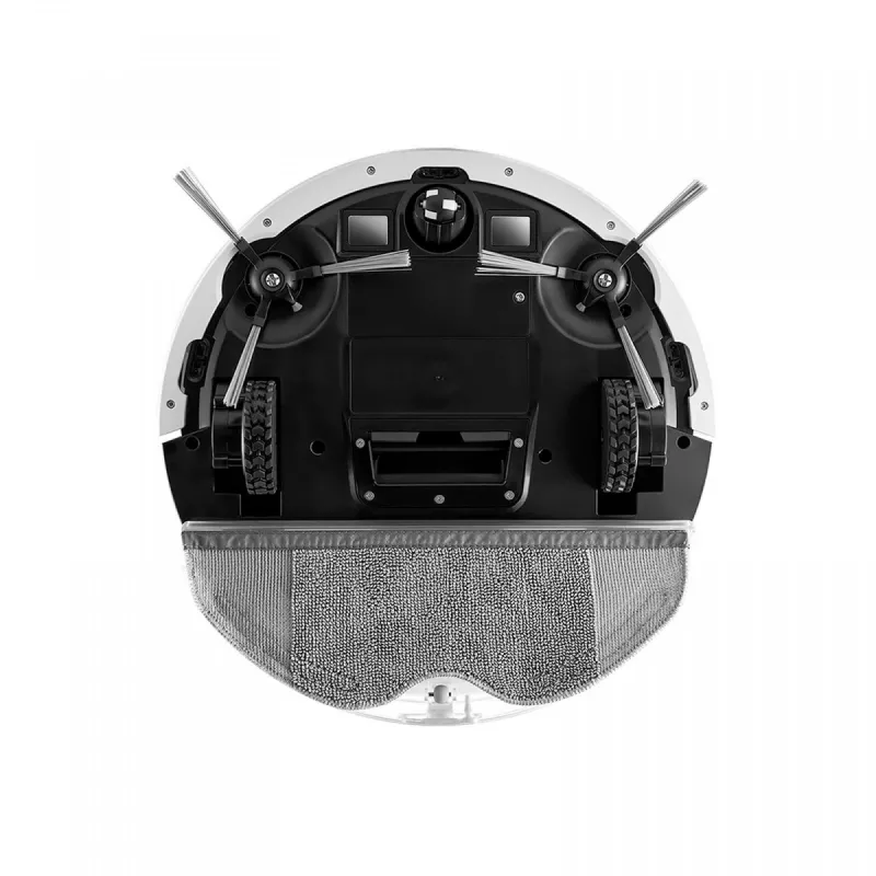 Robot vacuum Xiaomi E5 balta — 2000 Pa sūkšanas jauda, 2600 mAh baterija, 110 min darbības laiks, 0.4 L putekļu tvertne, mitrā slaucīšana