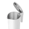Electric kettle Xiaomi 1.7 L 1800 W balta — nerūsējošais tērauds, pogas vāks, siltumizolācija