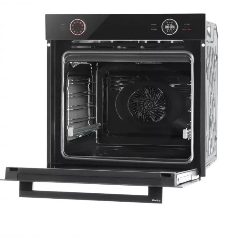 Iebūvējamā cepeškrāsns AMICA ED6769BA+ S-TYPE 1195515 ar multifunkciju, energoefektivitātes klase A+