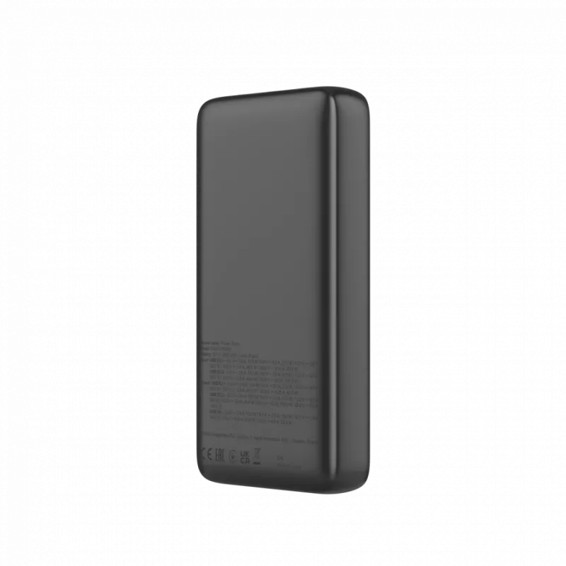 CANYON Power Bank PB-240, 25000mAh PD140W displeja jaudas banka, Izmērs 160,0x82x27 mm Svars 508±10 g, Tumši pelēka