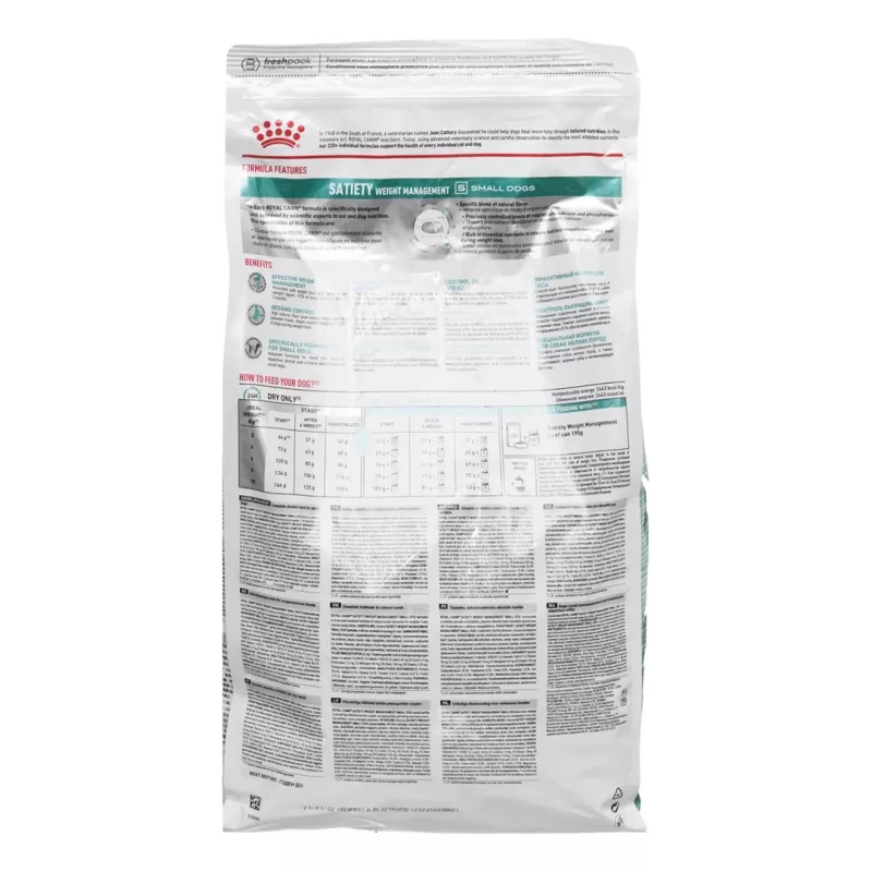 ROYAL CANIN Satiety Weight management Small - sausā suņu barība - 3 kg