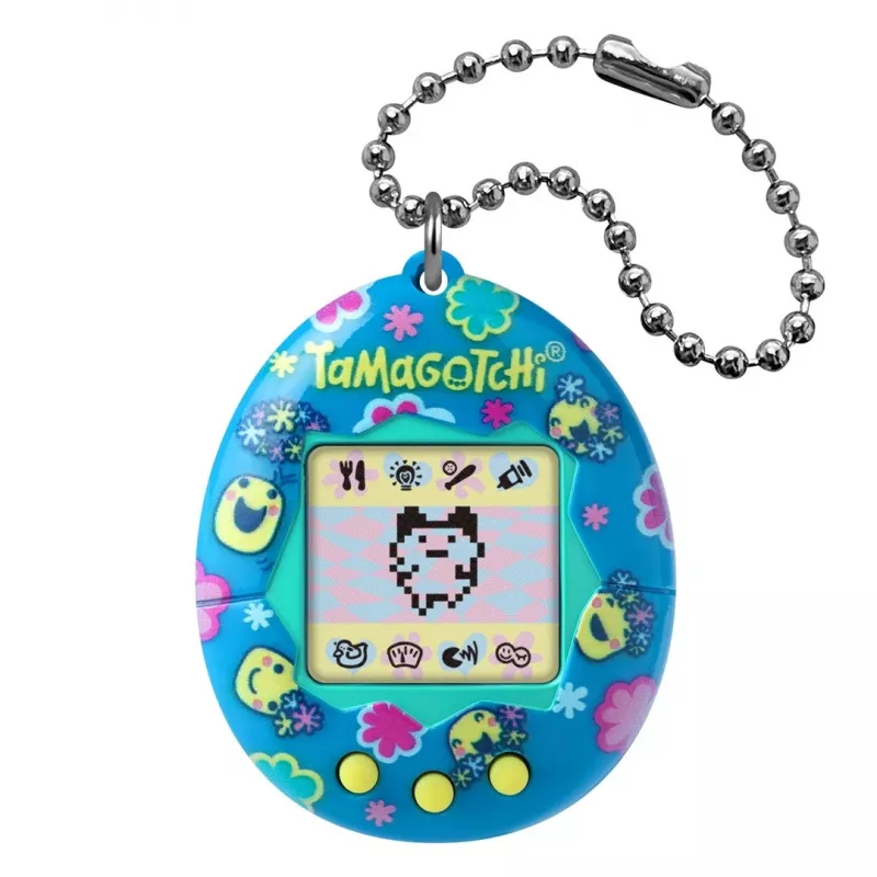 Rokas digitālais virtuālais mīlulis Bandai Tamagotchi TAMA SMILE 42991 — kompakta Tamagotchi rotaļlieta, krāsains dizains