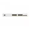 Cisco Catalyst 1300-24P-4X pārvaldīts slēdzis, 24 porti GE, PoE, 4x10GE SFP+, ierobežota mūža aizsardzība (C1300-24P-4X)