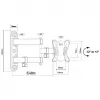 Maclean MC-417 Pilnas kustības TV un monitora sienas stiprinājums 13-32 30kg maks. VESA 100x100 Melns pulverkrāsots universāls turētājs kronšteins regulējams attālums no sienas grozāms slīpums