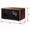 MANTA radio pulkstenis RDI912B Rimini Melns ar 12 collu displeju un 8 GB atmiņu