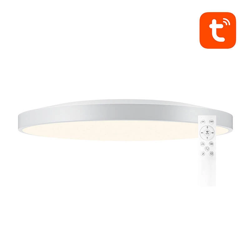 Viedā griestu lampa Gosund LB13, 30 cm diametrs, Bluetooth vadība, 1600 lm