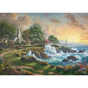 Thomas Kinkade Studios: Kleinod am Meer, Puzzle 1000 gab.