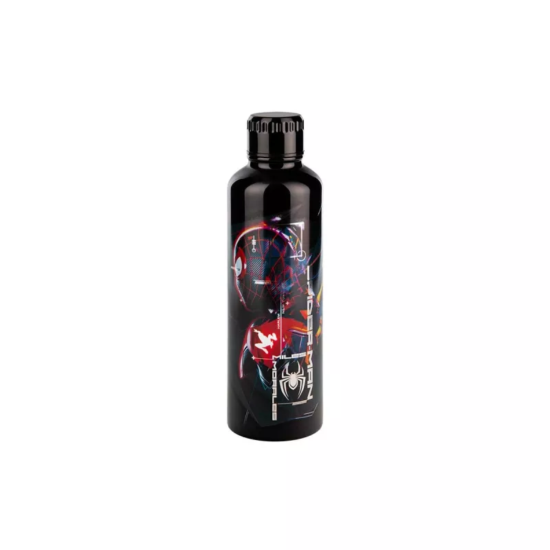Paladone Spiderman Miles Morales metāla ūdens pudele