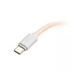 Ducky Premicord Cotton Candy spirālveida kabelis, USB Type-C uz Type-A - 1.8m