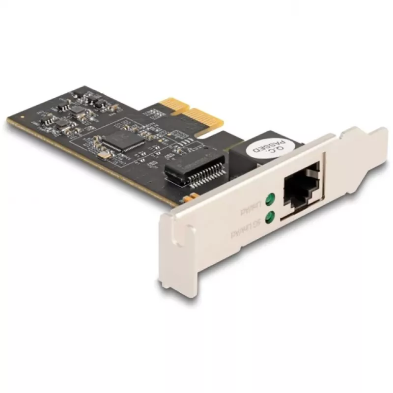 DeLOCK PCI Express x1 karte 81260 1 x RJ45 5 Gigabitu LAN RTL8126
