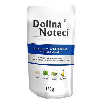 Dolina Noteci Premium bagāta ar mencu un brokoļiem - mitrā suņu barība - 150g