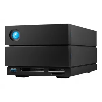 LaCie 2big Dock 48 TB galddatora disku masīvs, melns, 48 TB, korpuss: galddators, 118×217×93,3 mm, 3,81 kg
