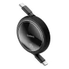 USB kabelis Baseus Free2Draw 1m USB C melns