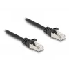 Tīkla kabelis DeLOCK RJ50 vīr. uz RJ50 vīr. S/FTP 0,25 m melns