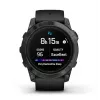 Viedpulkstenis GARMIN epix Pro (Gen 2) — 1,4 collu AMOLED 454×454, 32 GB, GPS, Wi‑Fi, Bluetooth, 51 mm korpuss, 98 g, melns silikons