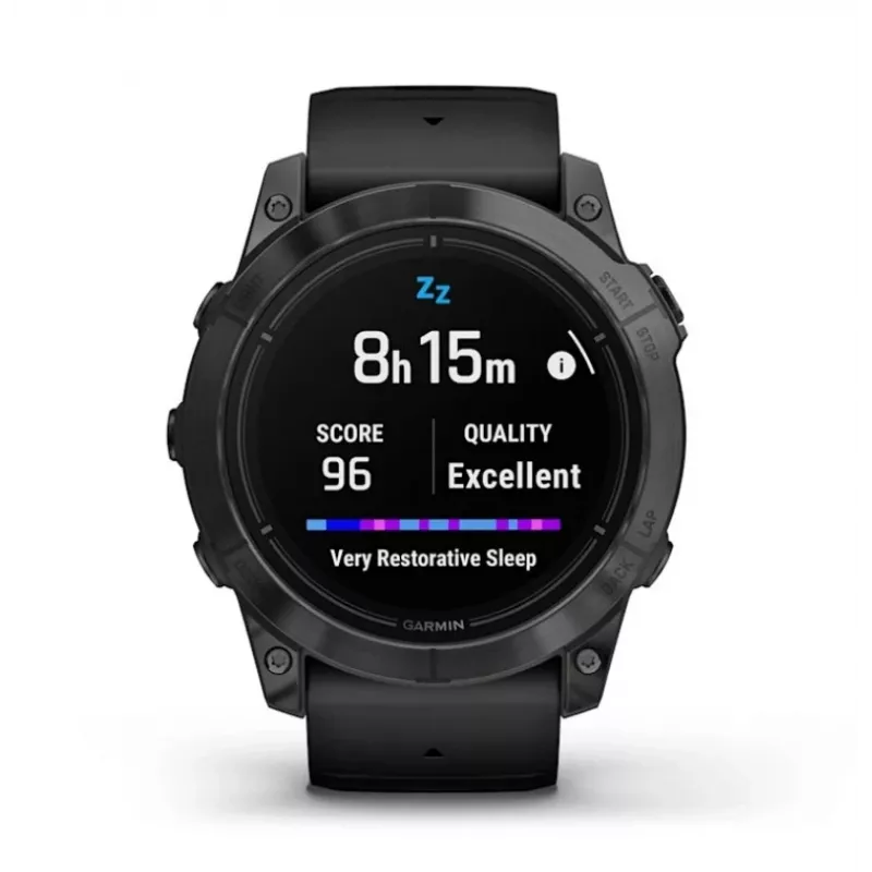 Viedpulkstenis GARMIN epix Pro (Gen 2) — 1,4 collu AMOLED 454×454, 32 GB, GPS, Wi‑Fi, Bluetooth, 51 mm korpuss, 98 g, melns silikons