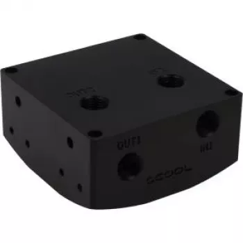 Alphacool Eisdecke D5 stiprinājums - melns Acetal G1/4 - (VPP755/VPP655/TPP644/MCP655) V.3 (13188)