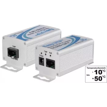 Tīkla pagarinātājs Renkforce 1008431, 2 vadu, maksimālais attālums 500 m, līdz 100 Mbit/s