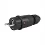 ABL 100000068 Professional Plug SCHUKO & fr-be Elamid-2K melns sv IP54 (100000068)