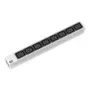 Power Distribution Unit Bachmann 333.815 8 AC outlets 1U Melns pelēka Silver