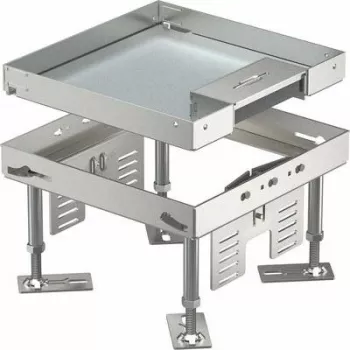 OBO Bettermann kvadrātveida kasete RKSN2 4 VS 20 m. izvads 200x200mm (7409208)