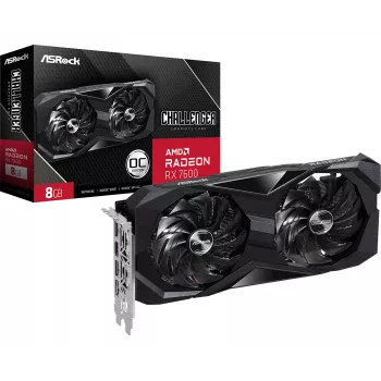 ASRock Radeon RX 7600 Challenger 8GB GDDR6 grafikas karte