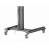 Grīdas TV statīvs Gembird TVS-70T-02 37 collu–70 collu ekrāniem, maks. 70 kg, VESA 200x200–600x400, slīpums ±5°/−12°, regulējams augstums, ritentiņi, kabeļu pārvaldība
