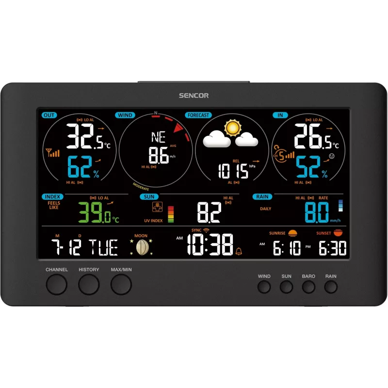 SENCOR SWS 12500 WiFi PRO meteoroloģiskā stacija