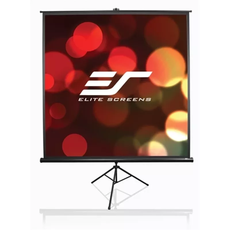 Elite Screens | Statīva/Portatīvais izvelkamais projektora ekrāns | T92UWH | Diagonāle 92 collas | 16:9 | Redzamā ekrāna platums (W) 203,2 cm | Melns