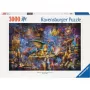Puzle Ravensburger 3000 gab. — Pūķa bibliotēka, 3000 gab., zīmols Ravensburger