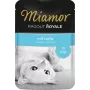 Slapjā kaķu barība Miamor Ragout Royale želejā ar lasi 100 g — pieaugušiem kaķiem, 82 kcal/100g, olbaltumvielas 8%, tauki 5%, mitrums 82%