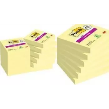 3M 7100259321 piezīmju papīrs Kvadrāts Dzeltens 90 loksnes Pašlīmējošs