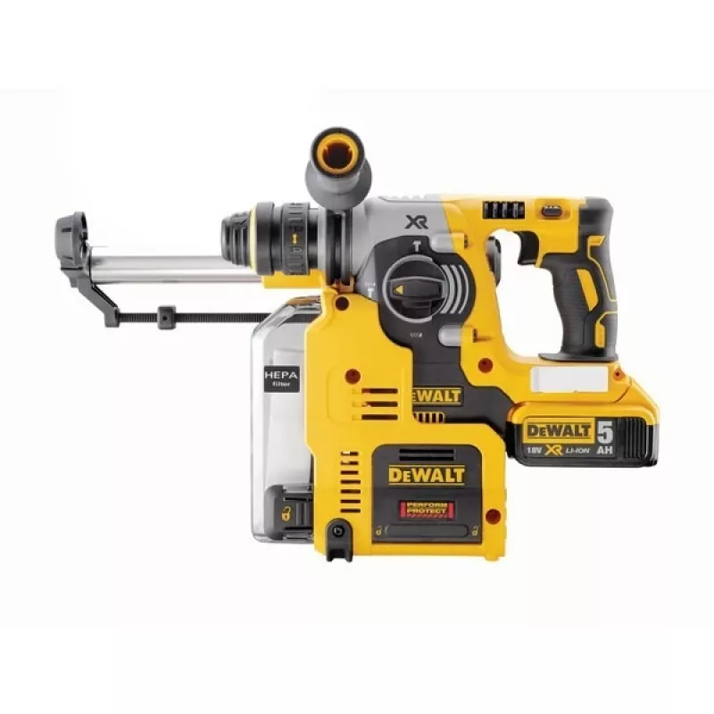 DeWALT akumulatora kombinētais āmurs DCH275P2, 18 volti, rotācijas āmurs 1100 apgr./min SDS Plus