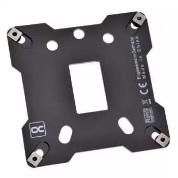 Atbalsta plāksne Alphacool 13071, nerūsējošais tērauds, melna, 90 mm