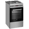Gāzes-elektriskā plīts BEKO FSM52330DX 5 degļi 60 cm, energoefektivitātes klase A