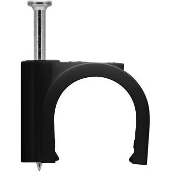 Goobay Cable Clip 16 mm, melns (64686)