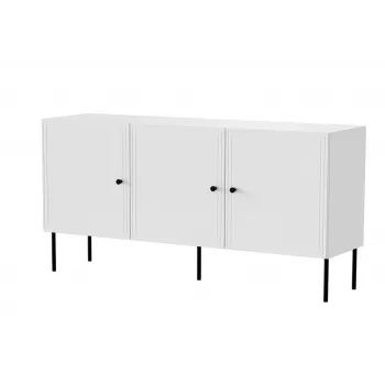 3D kumode PALAZZO BIS 151x40x75 balts matēts
