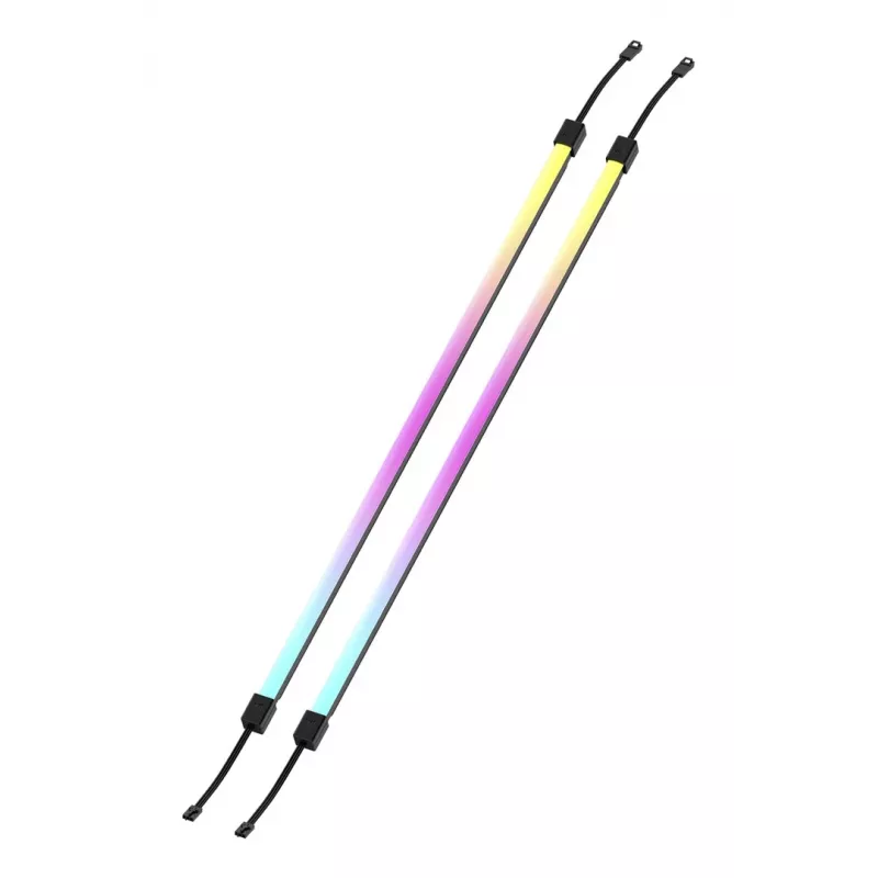 LED lente CORSAIR LS430 Aurora — daudzkrāsu, 430×10×10 mm, 2 iepakojumā
