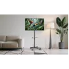 Gembird grīdas TV statīvs ar ritentiņiem (noliecams) 32 collu–55 collu televizoriem, VESA 100x100–400x400, maks. slodze 30 kg, melns