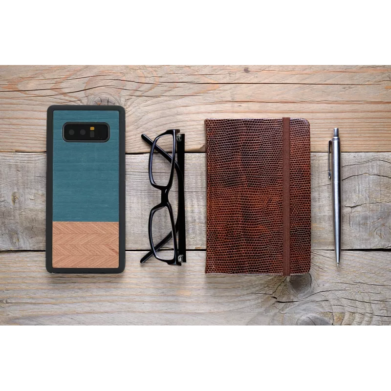 Viedtālruņa maciņš man and wood Galaxy Note 8 — džinsa melns