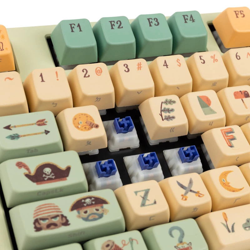 Mehāniskā spēļu tastatūra Ducky One 2 Pro Varmilo V2 Iris — US izkārtojums