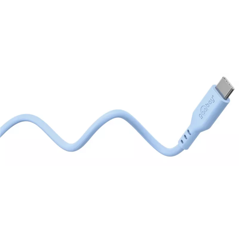 Goobay 77741 USB kabelis zils