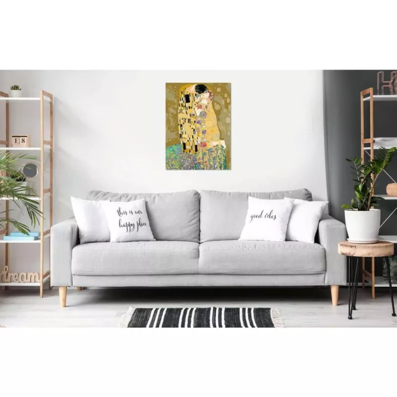 Ravensburger gleznošanas komplekts CreArt ART Collection — Skūpsts (Klimt) 23916, krāsošana pēc cipariem uz audekla