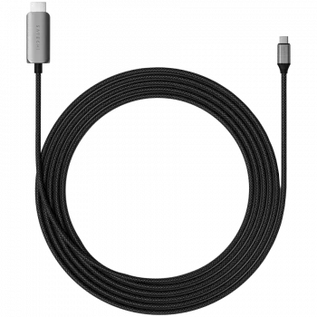Satechi USB-C uz HDMI 2.1 8K kabelis, garums: 1,96 m, ar HDMI 2.1 un USB-C savienotāju