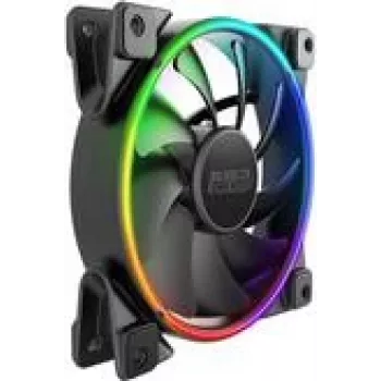 120mm PCCOOLER CORONA-FRGB korpusa ventilators, 1000–2000 RPM, adresējams RGB