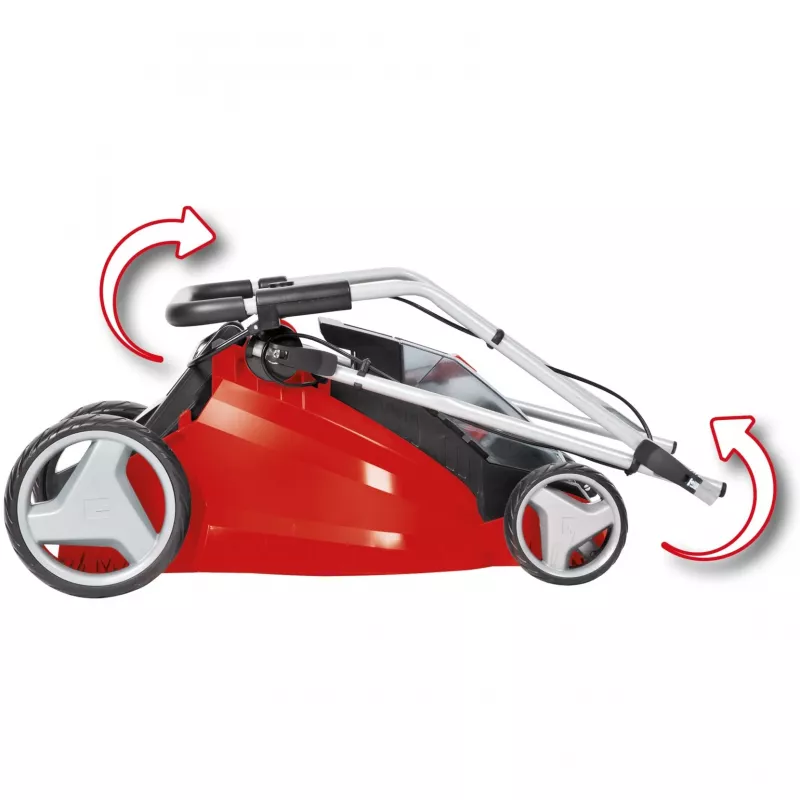 Akumulatora zāles pļāvējs GE-CM 43 Li M Kit, 36 voltu (2x18V) (sarkans/melns, 2x litija jonu akumulators 4,0 Ah)