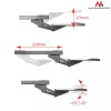 Maclean MC-757 tastatūras un peles paliktnis galdam, 67 cm virsma