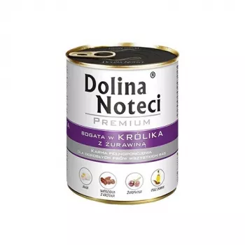 Dolina Noteci Premium ar trušu gaļu un dzērvenēm mitrā suņu barība, 800 g