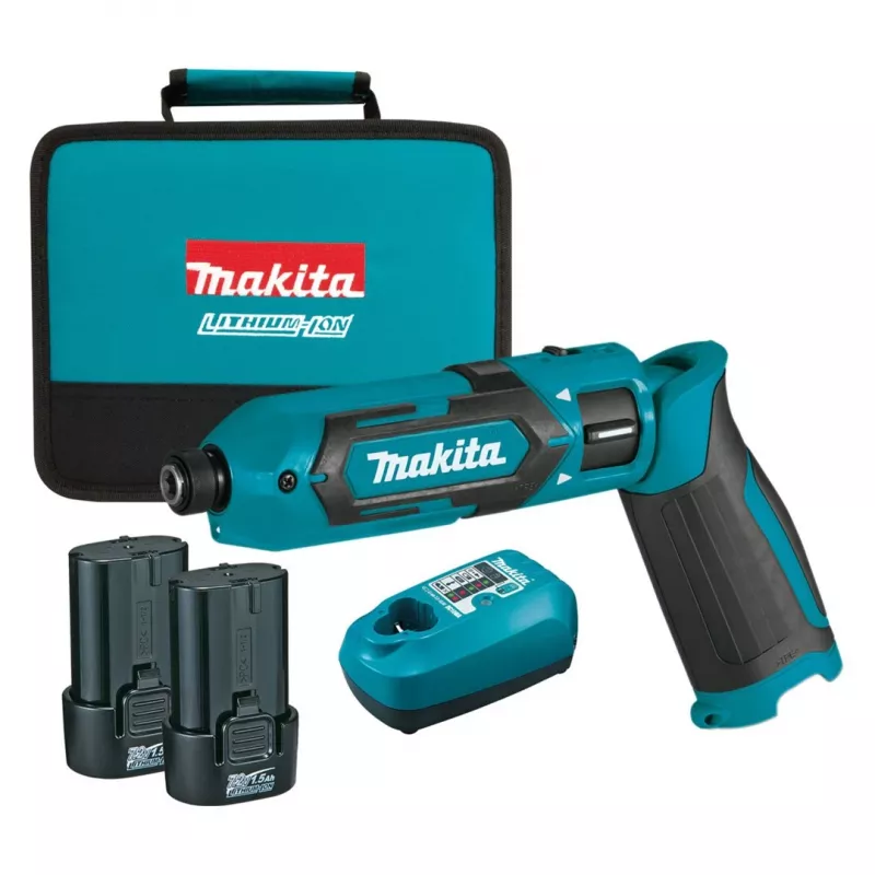 Trieciena uzgriežņu atslēga Makita TD022DSE 1/4 collas 2450 apgr./min 25 N⋅m Melna, zila